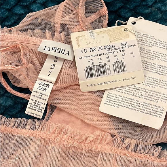 La Perla Sheer pink polka dot panties - Picture 5 of 6